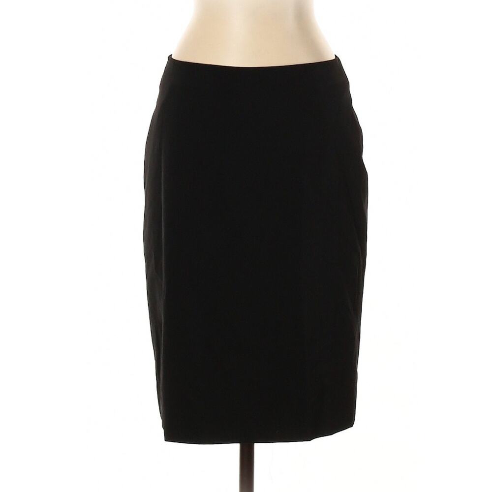 EUC! Jenne Maag Classic Designer Black Pencil Skirt Size P / XS